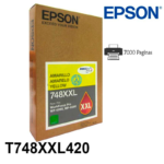 Tinta Epson T748XXL420-AL Yellow WF-6090 Original - Imagen 2