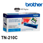 Toner Brother TN-210C Cyan 1,400 paginas - Imagen 2
