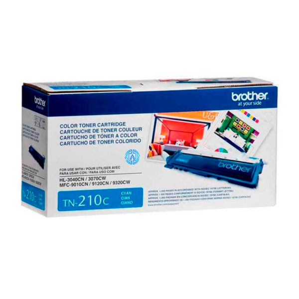 Toner Brother TN-210C Cyan 1,400 paginas