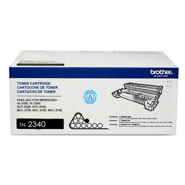 Toner Brother TN-2340 Negro Rendimiento 1,200 paginas