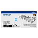 Toner Brother TN-2370 Negro, Rendimiento 2,600pg