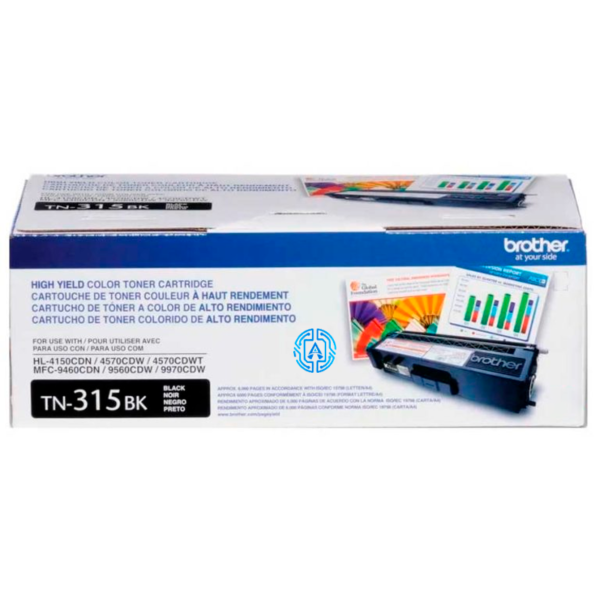 Toner Brother TN-315Bk Negro 6,000 paginas