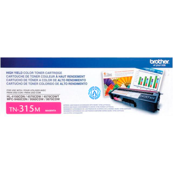 Toner Brother TN-315M Magenta 3,500 paginas