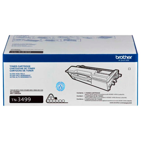 Toner Brother TN-3499 Negro, rendimiento 20,000pg