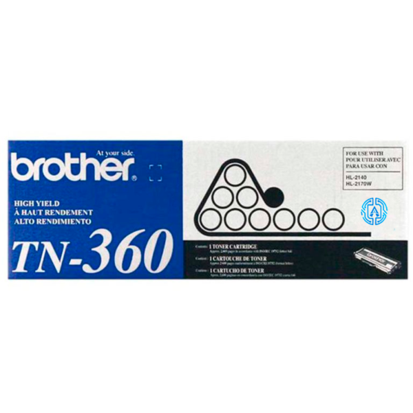 Toner Brother TN-360 Negro 2,600 paginas