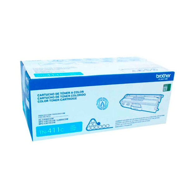Toner Brother TN-411C Cyan 1,800 paginas