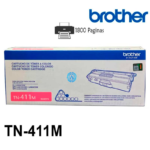 Toner Brother TN-411M Magenta 1,800 paginas - Imagen 2