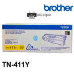 Toner Brother TN-411Y Yellow 1,800 paginas - Imagen 2