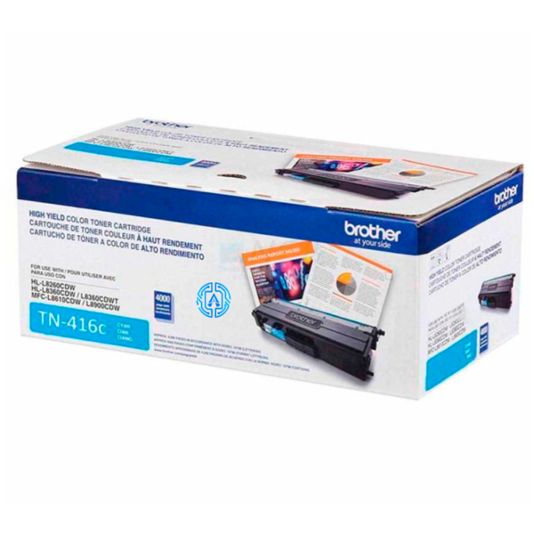 Toner Brother TN-416C Cyan 6,500 paginas