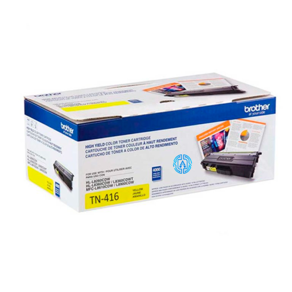 Toner Brother TN-416Y Yellow 6,500 paginas