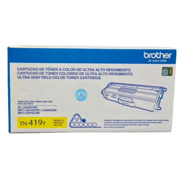 Toner Brother TN-419Y  Yellow 9,000 paginas