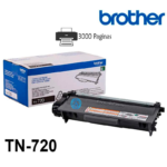 Toner Brother TN-720  Negro, Rendimiento 3,000 Pag - Imagen 2