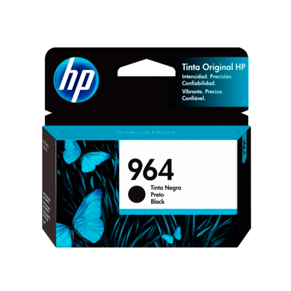Tinta HP 3JA53AL (964) Negro 1,000 Pag