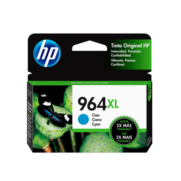 Tinta HP 3JA54AL (964XL) Cyan 1,600 Pag
