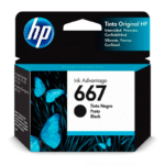 Tinta HP 3YM79AL (667) Negro 120 Pag. | DeskJet 2775, 6475