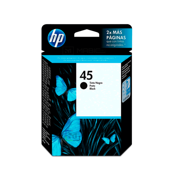 Tinta HP 51645AL (45) Negro 930 Pag