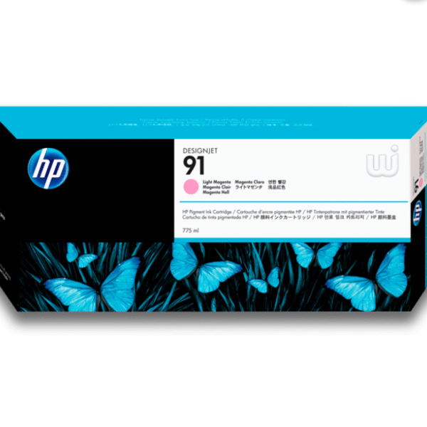 Tinta HP C9471A (91) Light Magenta 775ML Designjet Z6100