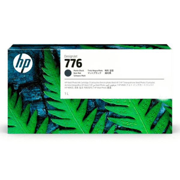 Tinta HP 1XB12A (776) Matte Black 1LT