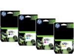 Tinta Hp CZ118AL (670XL) Cyan 750Pag. - Imagen 3