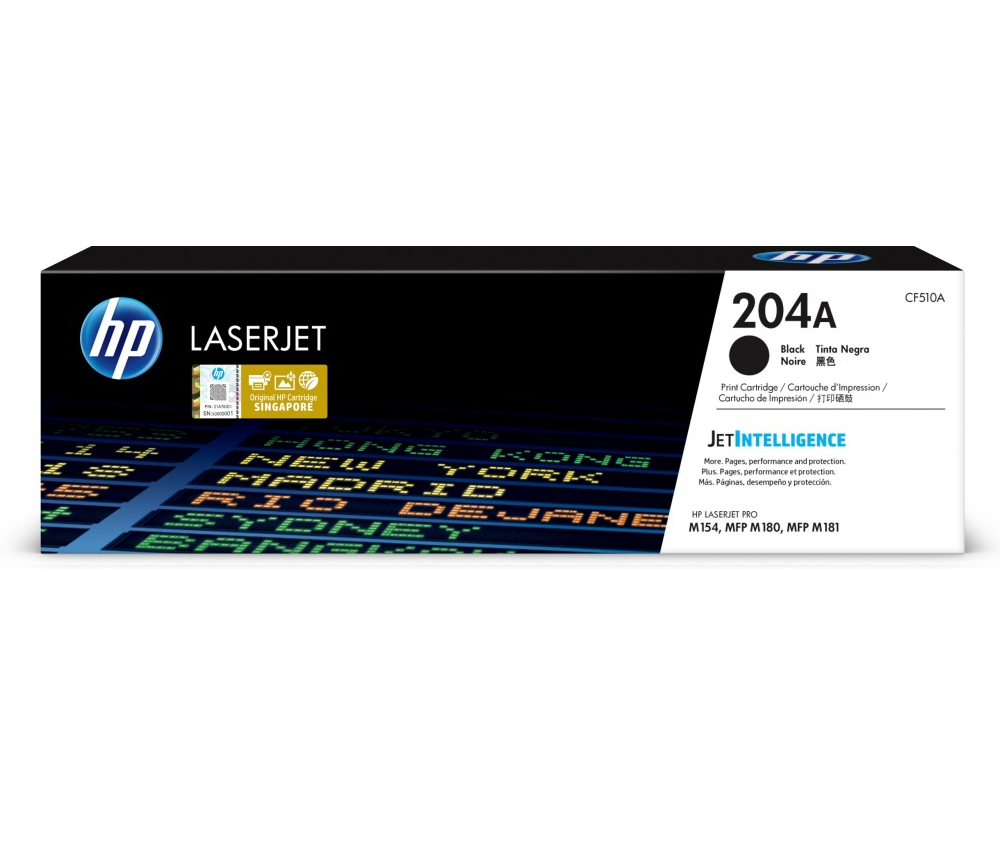 Toner-HP-CF510A-204A-Negro-1100-Pag.png Tóner HP 204A (CF510A) Negro 1,100 Pag Color LaserJet Pro MFP M180nw - Imagen 1