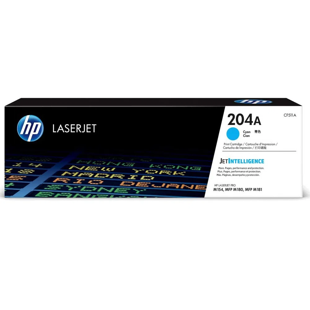 Toner-HP-CF511A-204A-Cyan-900-Pag.webp Tóner HP CF511A (204A) Cyan 900 Pag Color LaserJet Pro MFP M180nw - Imagen 1