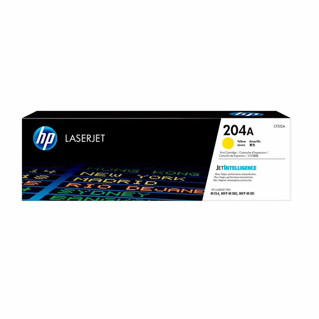 Toner-HP-CF512A-204A-Yellow-900-Pag.webp Tóner HP 204A (CF512A) Yellow 900 Pag Color LaserJet Pro MFP M180nw - Imagen 1