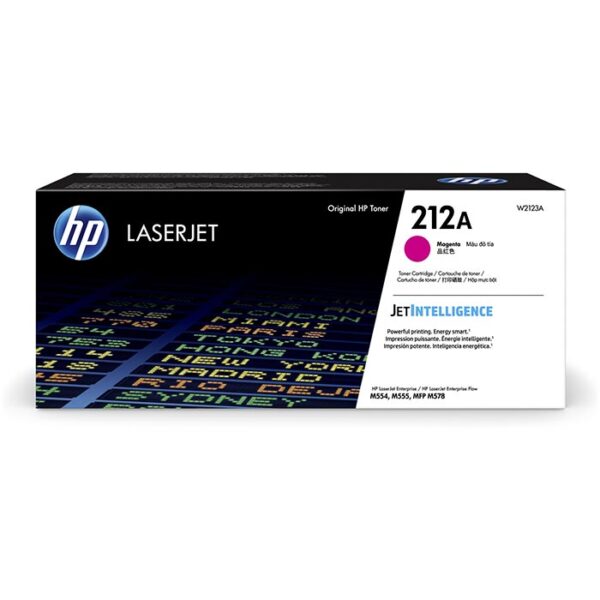 Tóner Hp 212A (W2123A) Magenta 4,500 Pag Color LaserJet Enterprise Flow MFP M578c