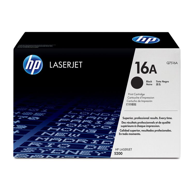 Toner-Hp-16A-Q7516A-Negro-12000-Pag-LaserJet-5200.jpg Tóner Hp 16A (Q7516A) Negro 12,000 Pag LaserJet 5200 - Imagen 1