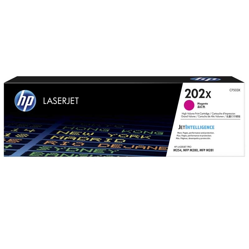 Toner-Hp-202X-CF503X-Magenta-2500pag.jpg Toner Hp CF503X (202X) Magenta 2,500pag Color LaserJet Pro MFP M281fdw - Imagen 1
