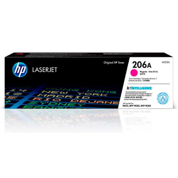 Tóner Hp 206A (W2113A) Magenta 1,250 Pág Color LaserJet Pro M454