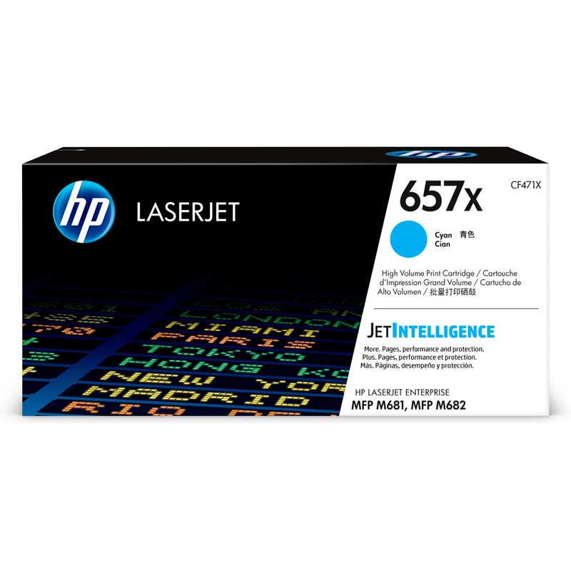 Toner-Hp-657X-CF471X-Cyan-27000pag.jpg Toner Hp 657X (CF471X) Cyan 23,000 Pag LaserJet Pro M681z - Imagen 1