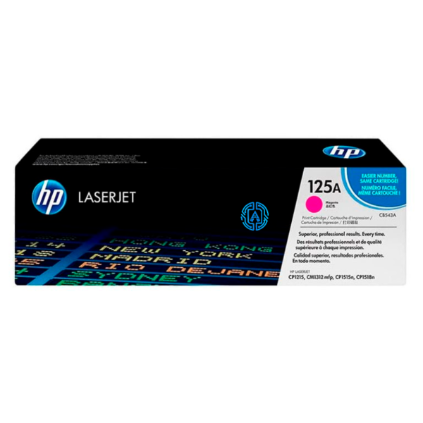 Toner Hp CB543A 125A Magenta CP1210/CP1215
