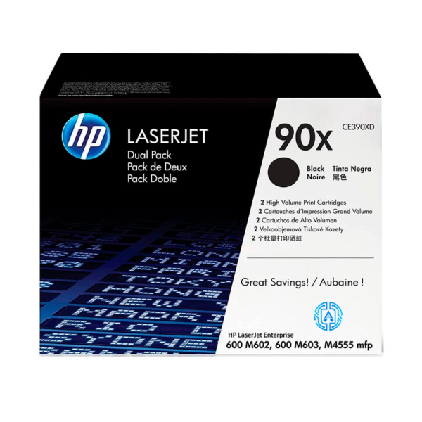 Toner Hp CE390XD 90X Negro M601Dn Original