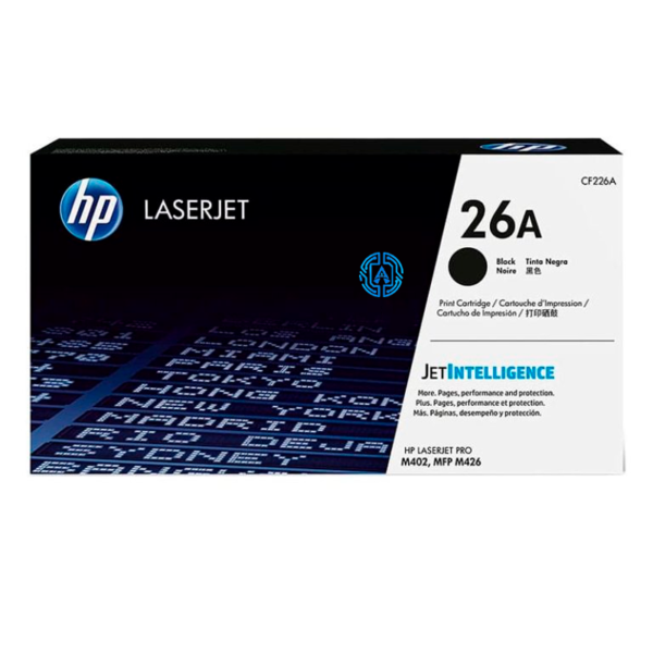 Toner Hp CF226A 26A M402 Negro Original