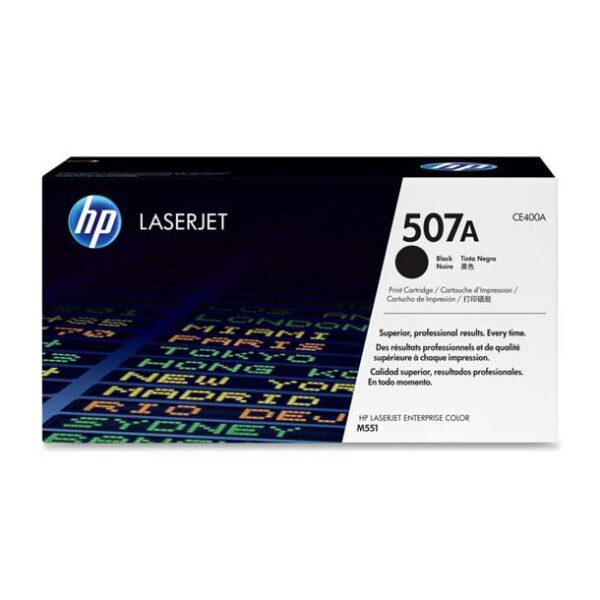 Toner Hp 507A (CE400A) Negro 5,500 Pag LaserJet Pro M551dn