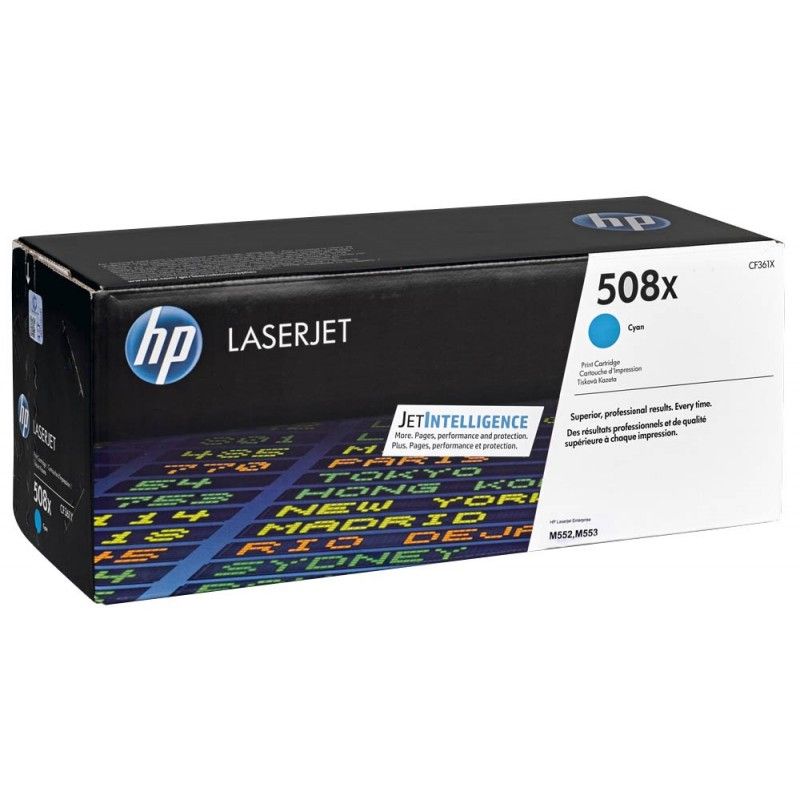 Toner-Hp-Lj-508X-CF361X-Cyan-9500pg.jpg Toner Hp 508X (CF361X) Cyan 9,500 Pag LaserJet Pro M577dn - Imagen 1