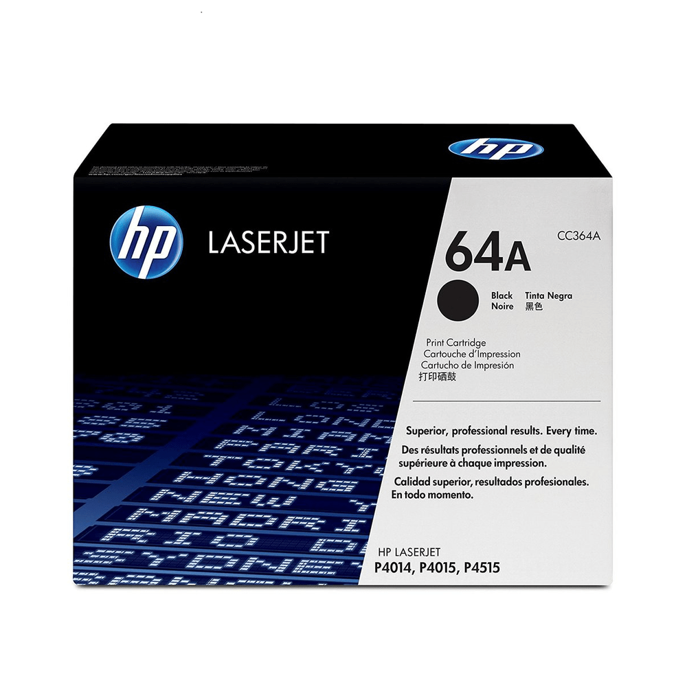 Toner-Hp-Lj-64ACC364A-Negro-10000-pag.png Toner Hp 64A(CC364A) Negro 10,000 Pag Laserjet P4014dn - Imagen 1