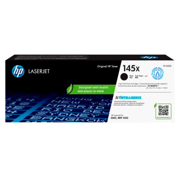 Toner Hp W1450X 145X 3001, 3103 Negro Original