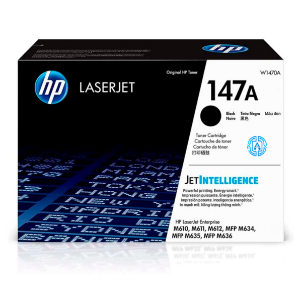 Toner Hp W1470A 147A L.J. M610 Negro Original