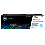 Tóner Hp 206X (W2111X) Cyan 2,450 Pág Color LaserJet Pro M454