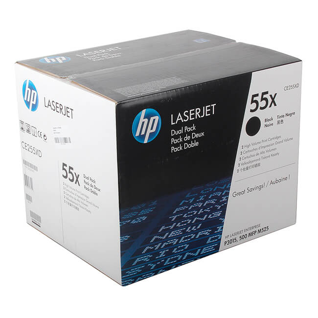Toner-hp-CE255XD-55XD-Negro-25000pg.jpg Toner hp 55XD (CE255XD) Negro 25,000 Pag Laserjet PRO M521 - Imagen 1