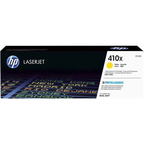 Toner Hp 410X (CF412X ) Yellow 5,000 Pag LaserJet Pro M477