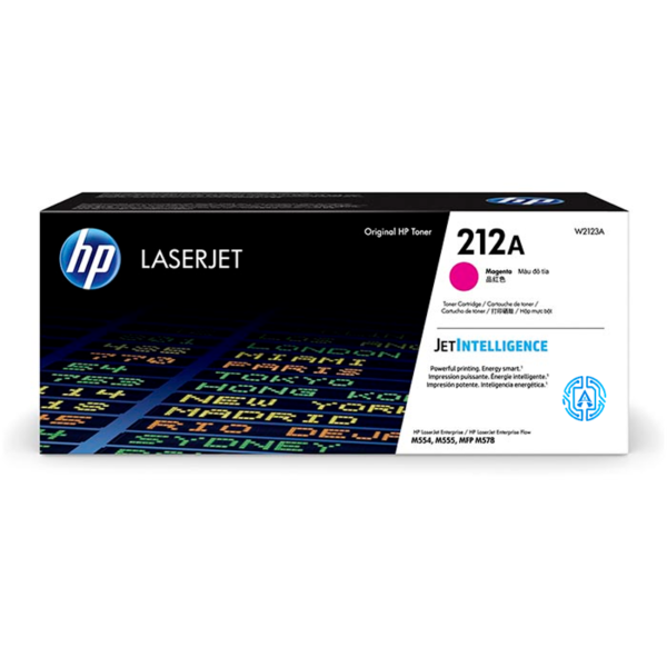 Tóner Hp 212A (W2123A) Magenta 4,500 Pag Color LaserJet Enterprise Flow MFP M578c