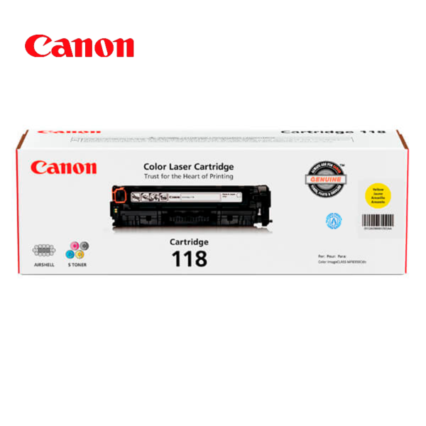 Toner Canon 118 Yellow 2,900pag