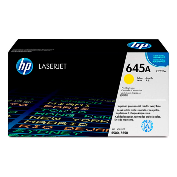 Toner Hp 645A C9732A L.J. 5500 Yellow Original