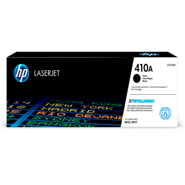 Toner hp 410A (CF410A) Negro 2,300 Pag Color LaserJet Pro M452nw