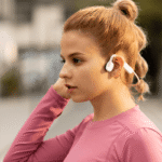 Audífonos de conducción osea Shokz OpenMove resistente al agua IP55, máx. 6 horas, rosado - Imagen 6