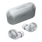 Audífonos Technics True Wireless AZ40M2, 5.5 horas de Reproducción, cancelación de ruido, silver