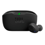 Audífonos bluetooth True Wireless JBL Wave Buds resistente al agua IP54 duración máx. 32 horas con estuche de carga, negro (copia)