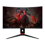 Monitor gamer curvo 27" Teros TE-2766G Panel VA, FHD(1920x1080), 180Hz, 1ms, entradas HDMI/DP, Freesync